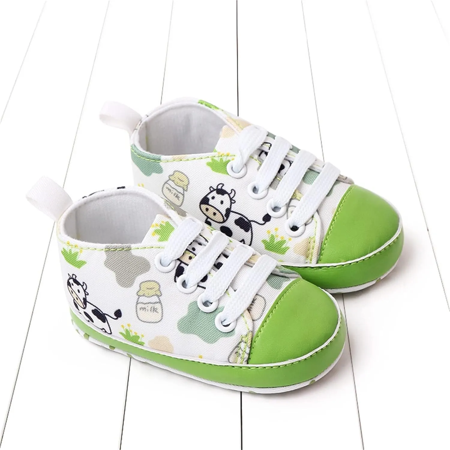 sfdgfhyf Summer Children Round Toe Shoes Infant Toddler Shoes Boys And Girls Sports Canvas Cute Cartoon Pattern Lace Up