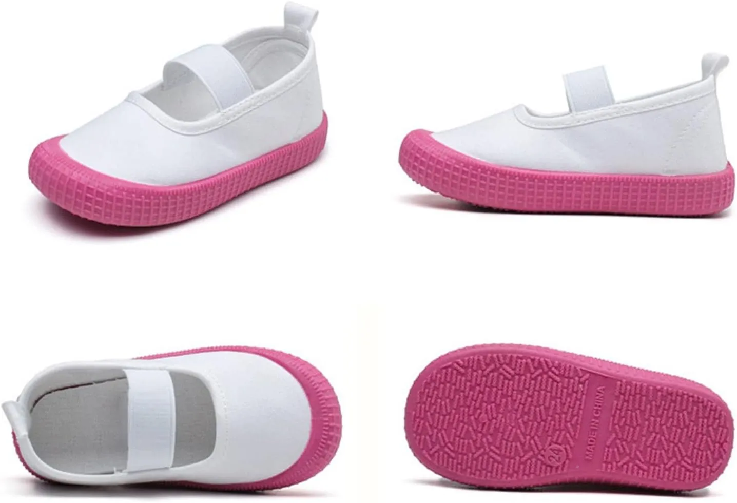 Sneaker for Toddler Toddler Baby Boy Girl Flat Shoes Bao Head One Foot Off Girl Canvas Shoes Soft Sole Casual