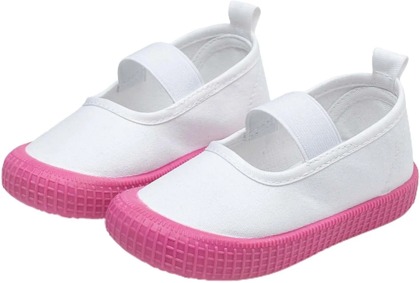 Sneaker for Toddler Toddler Baby Boy Girl Flat Shoes Bao Head One Foot Off Girl Canvas Shoes Soft Sole Casual