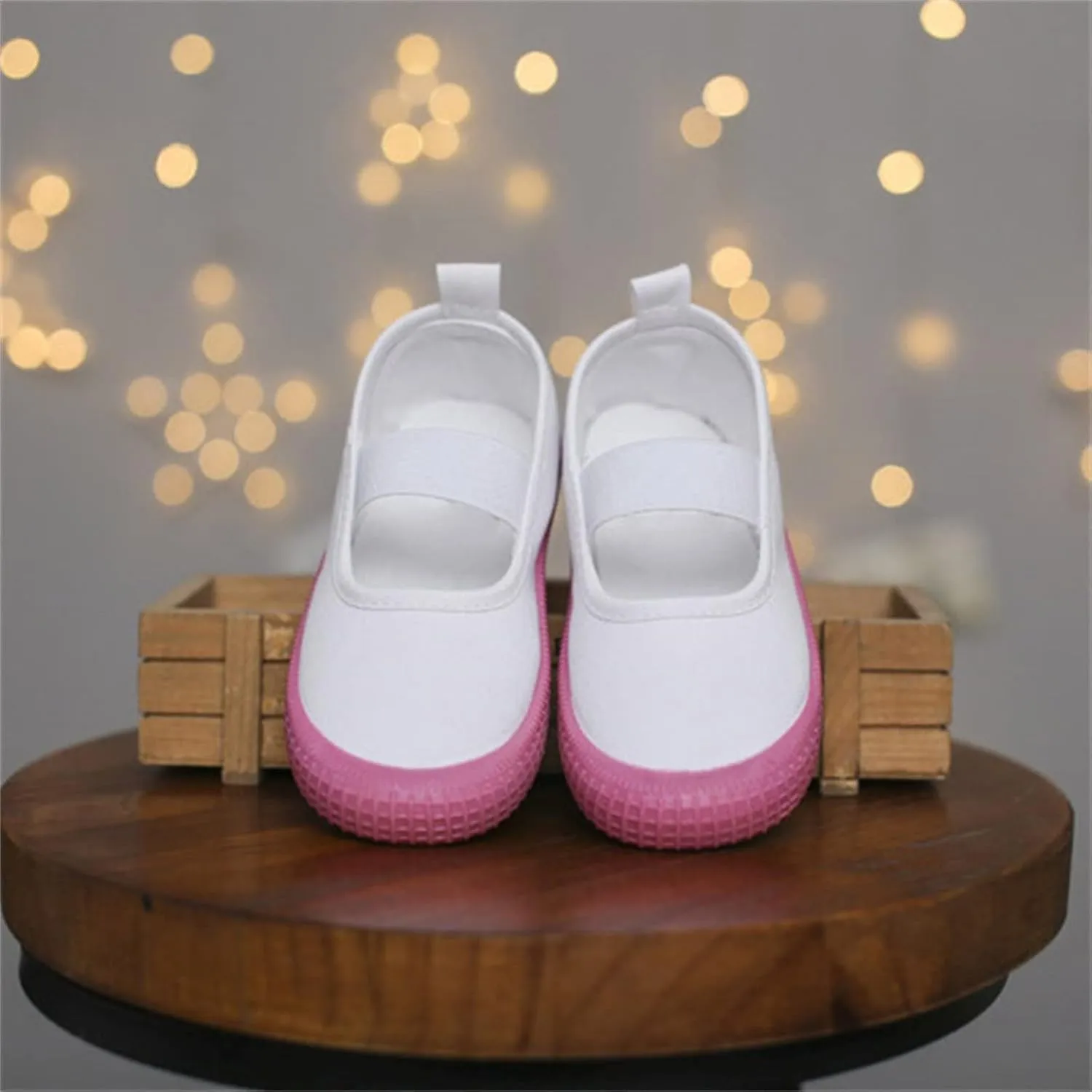 Sneaker for Toddler Toddler Baby Boy Girl Flat Shoes Bao Head One Foot Off Girl Canvas Shoes Soft Sole Casual