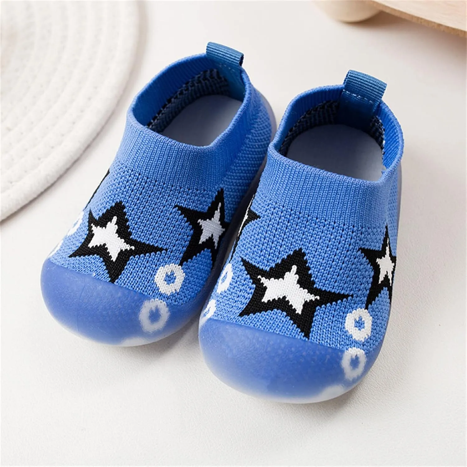 Sock Shoes Toddler Infant Boys Girls Animal Prints Cartoon Socks Shoes Toddler Breathable Mesh The Floor Black Shoes