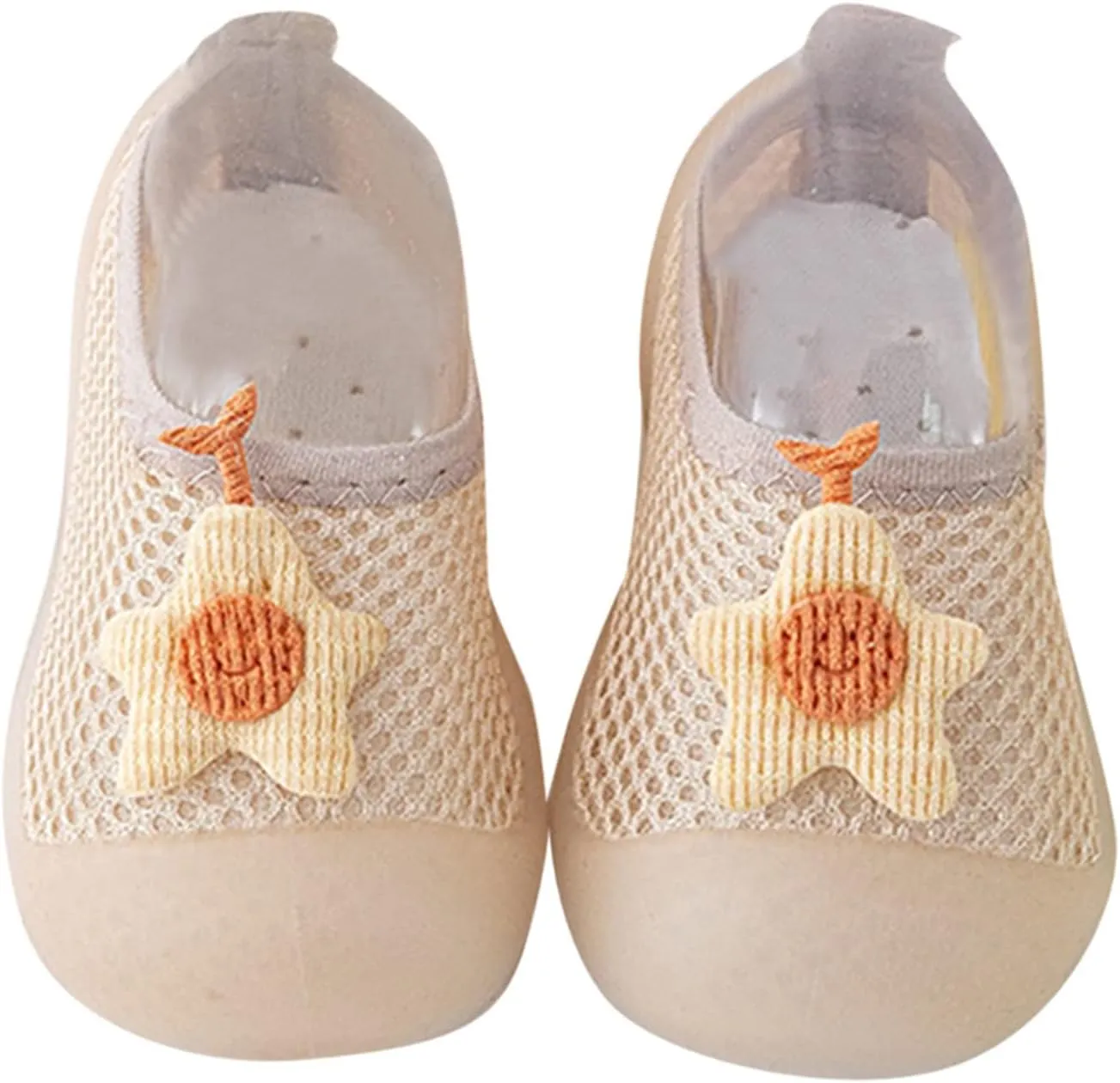 Sock Shoes Toddler Infant Boys Girls Animal Prints Cartoon Socks Shoes Toddler Breathable Mesh The Floor Black Shoes