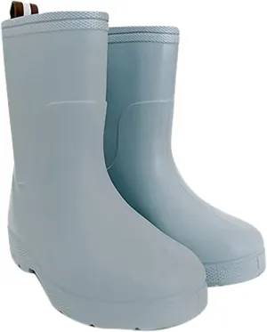 Solid Rain Boots Toddler Children Soft Pull On Rainboots Boys Girls Classic Water Shoes Baby Anti Slip Children Boots