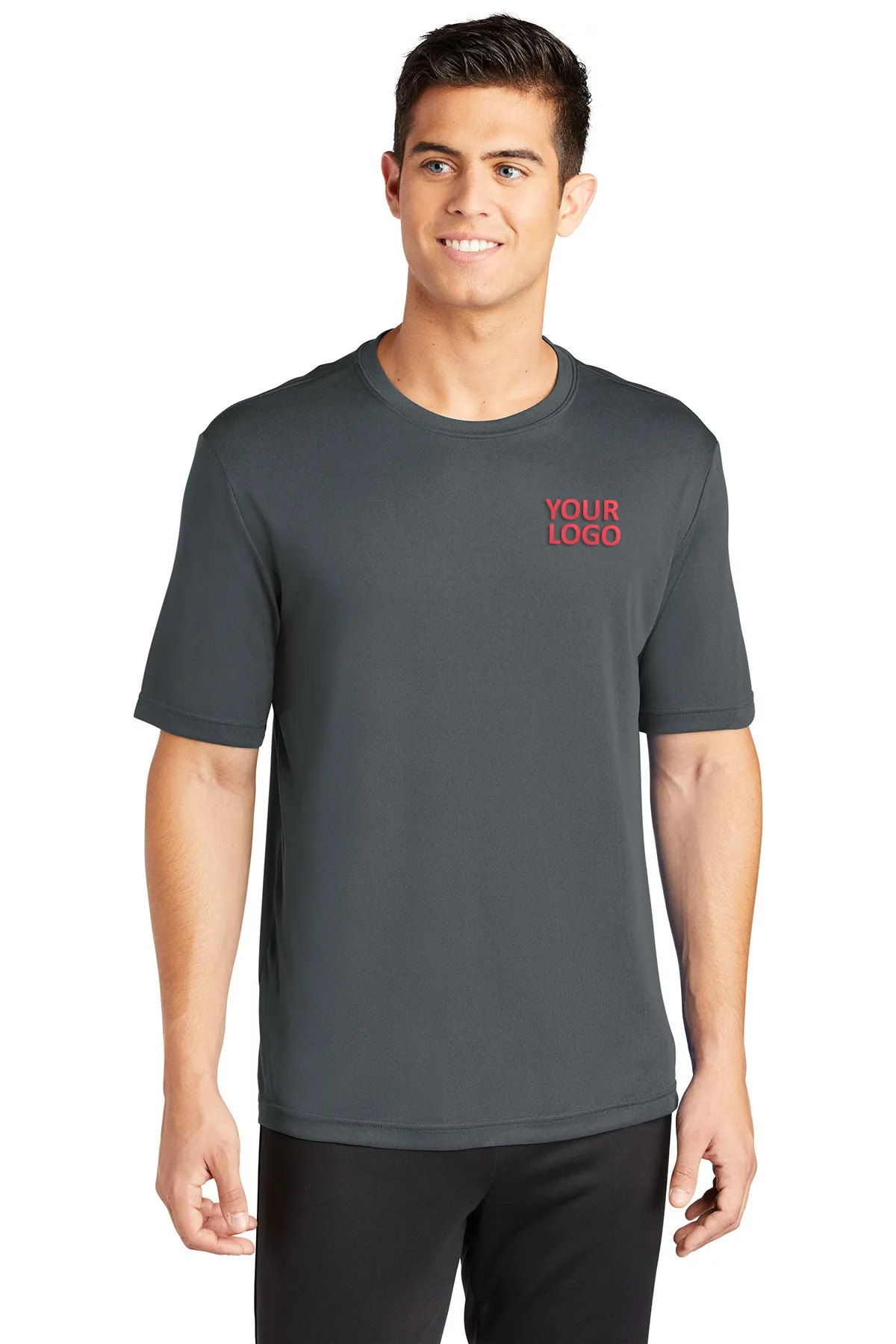 Sport-Tek PosiCharge Custom Competitor Tee's, Iron Grey