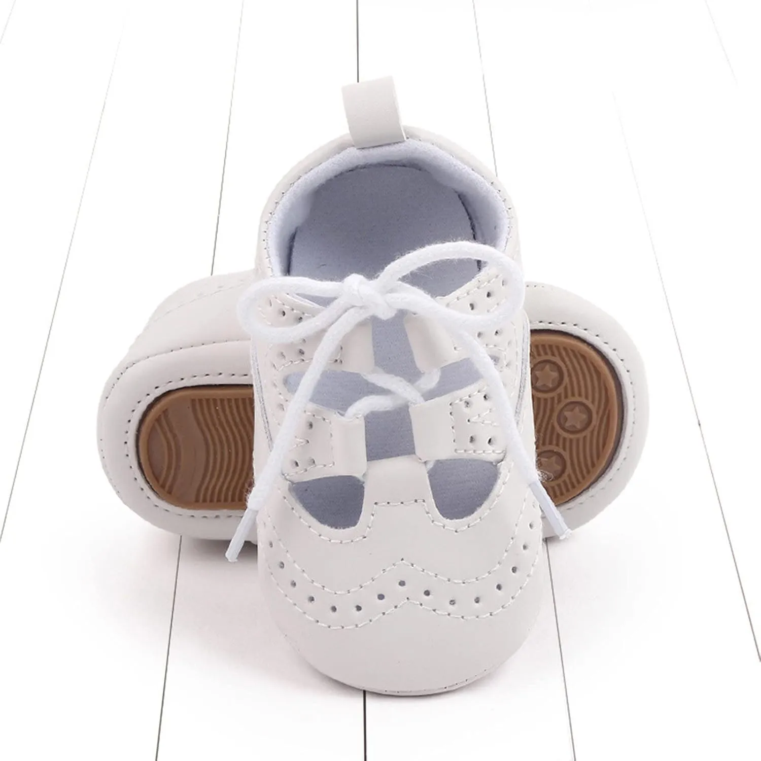 Spring and Summer Children Baby Infant Shoes Boys and Girls Casual Shoes Flat Bottom Light Hollow Breathable Comfortable Solid Color Lace Up Slip on Shoes Size 4