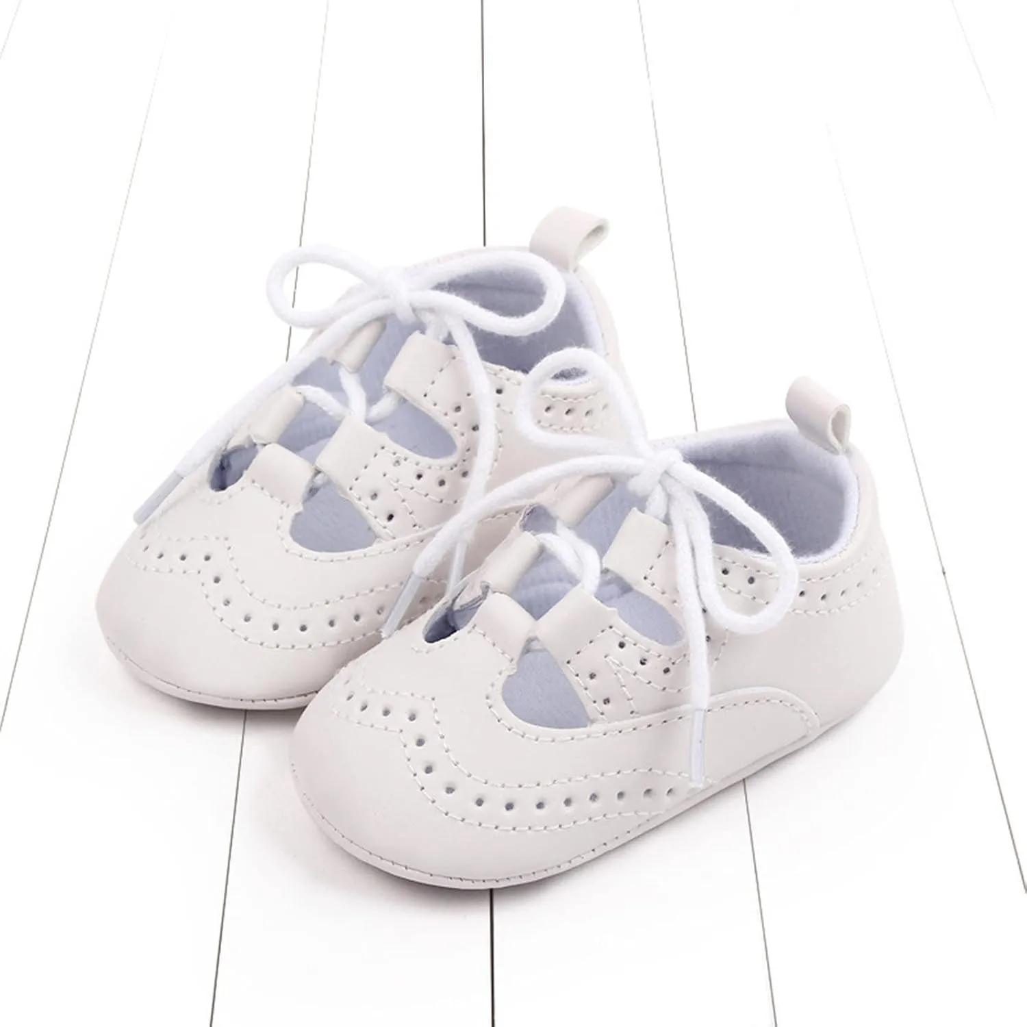 Spring and Summer Children Baby Infant Shoes Boys and Girls Casual Shoes Flat Bottom Light Hollow Breathable Comfortable Solid Color Lace Up Slip on Shoes Size 4