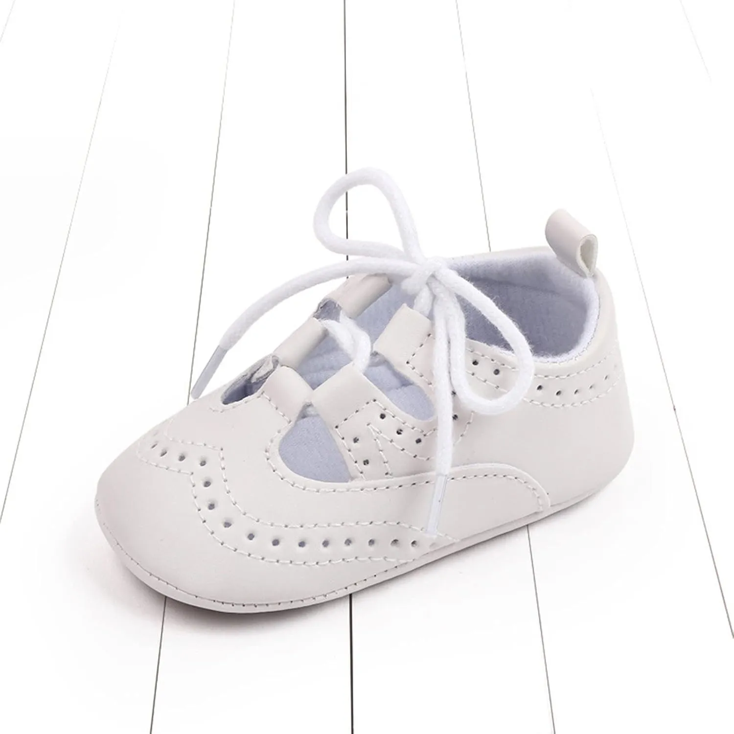 Spring and Summer Children Baby Infant Shoes Boys and Girls Casual Shoes Flat Bottom Light Hollow Breathable Comfortable Solid Color Lace Up Slip on Shoes Size 4