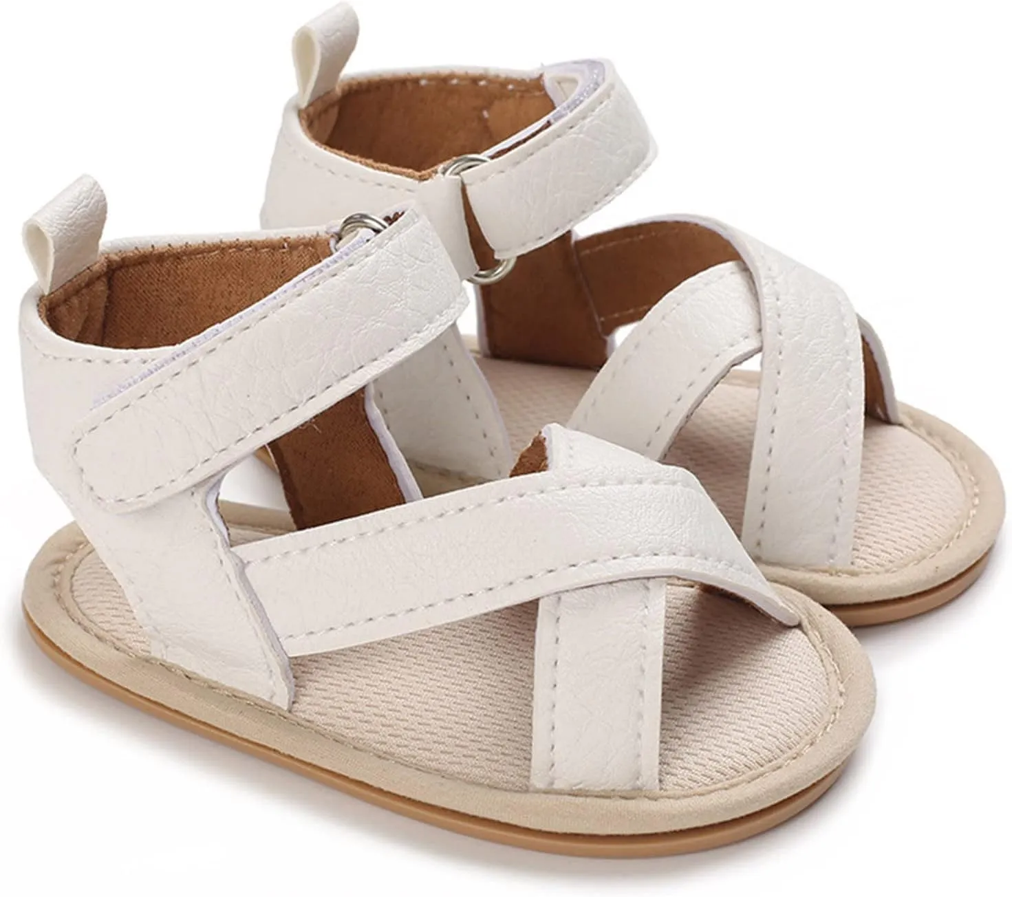 Spring And Summer Children Baby Toddler Shoes Boys And Girls Sandals Solid Color Open Toe Breathable Sheep Baby Slippers