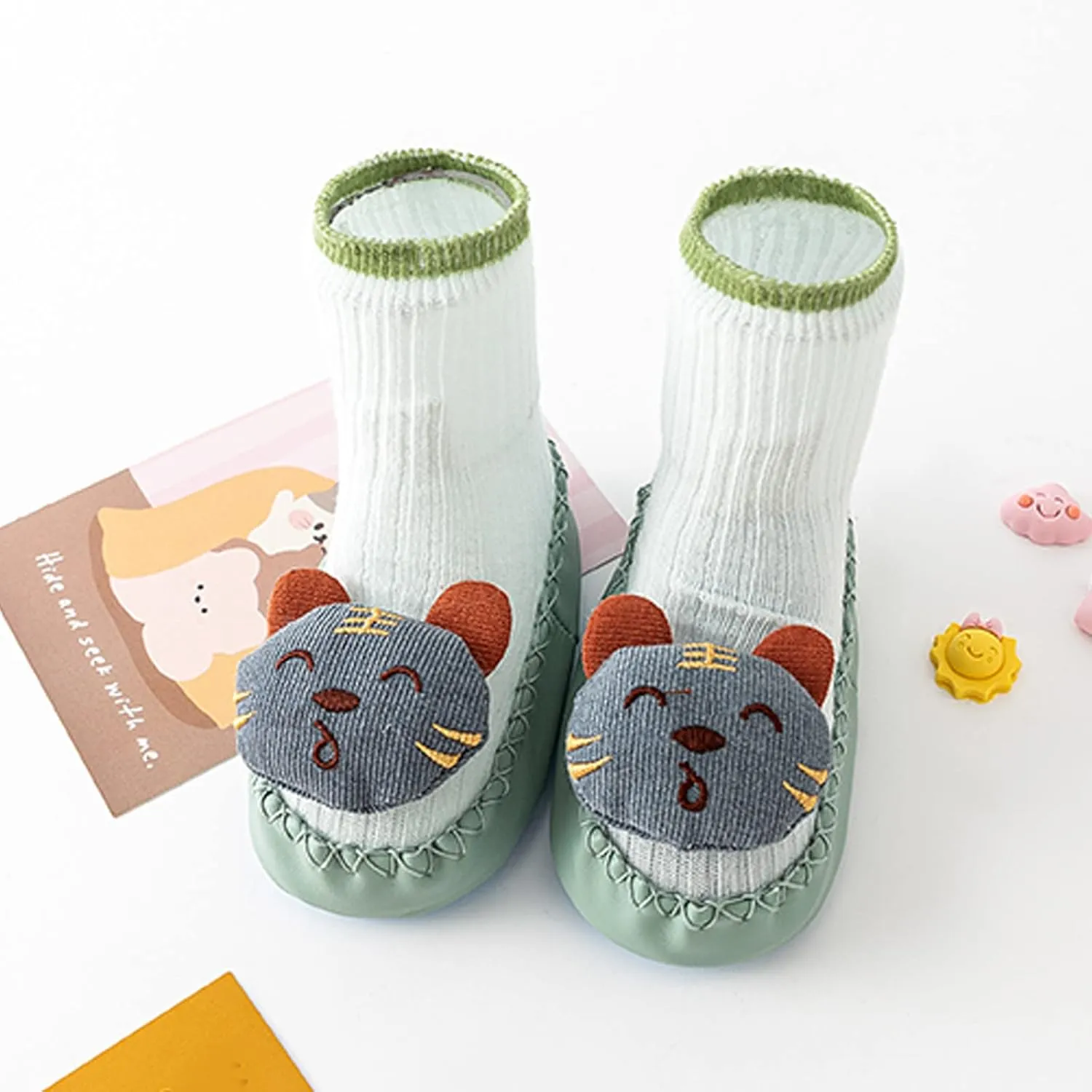 Spring and Summer Children Infant Shoes Soft Soles Non Slip High Top Breathable Comfortable Cute Size 1 Baby Girl Shoes