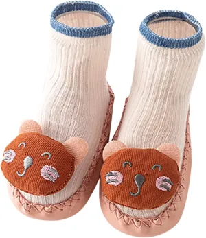 Spring and Summer Children Infant Shoes Soft Soles Non Slip High Top Breathable Comfortable Cute Slip on Shoes Size 4