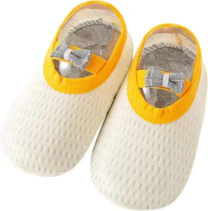 Spring and Summer Children Infant Toddler Shoes Boys and Girls Lightweight Mesh Breathable Comfortable Cute Bow Solid Color Infant Shoes Size 4
