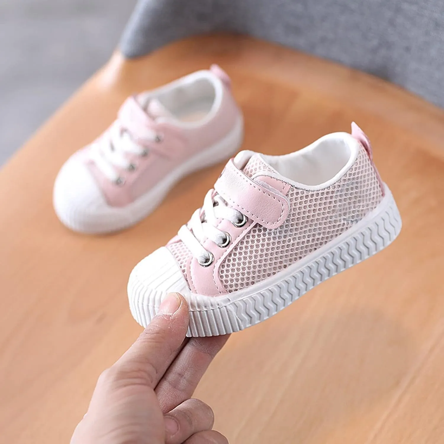Spring and Summer New Mesh Rubber Sole Non Slip Children's Cute Casual Sports Shoes 4 Girls Shoes