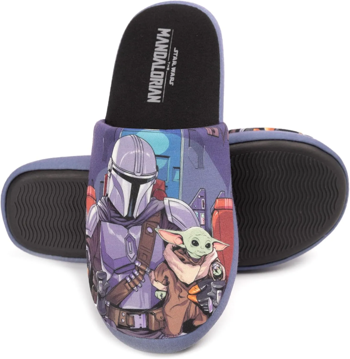 STAR WARS The Mandalorian Slippers Mens Baby Yoda House Shoes