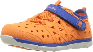 Stride Rite Made 2 Play Phibian Sneaker Sandal Water Shoe (Toddler/Little Kid/Big Kid), Orange, 4 M US Toddler
