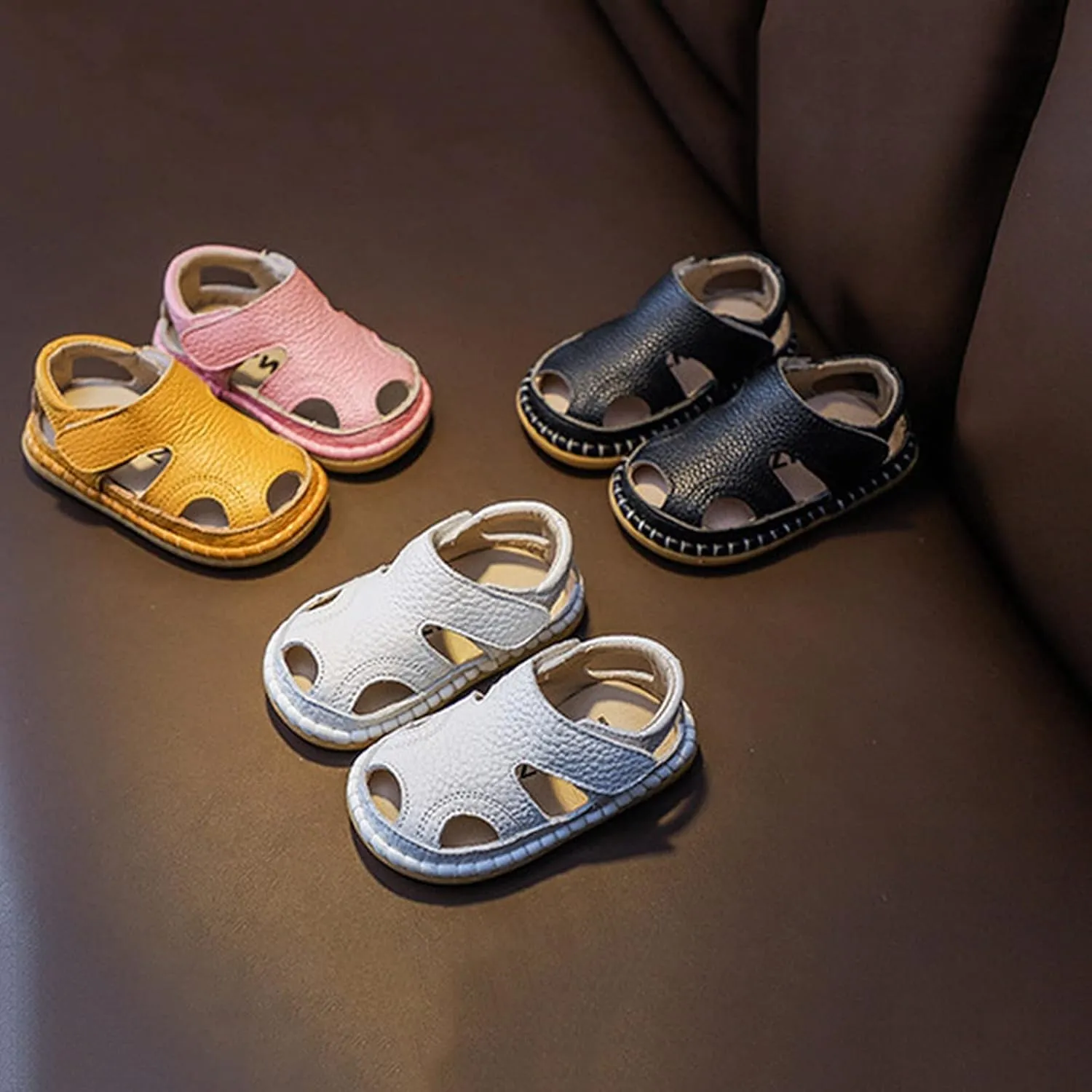 Summer Baby Sandals 0 3 Years Old Boy Toddler Shoes Soft Sole Baby Girl Leather Size 6 Wide Toddler Shoes Girls