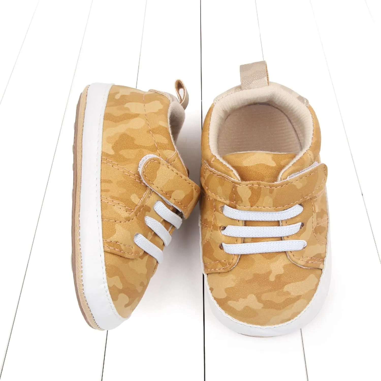 Summer Children Infant Infant Shoes Boys and Girls Sports Flat Bottom Lightweight Camouflage Print Size 4 Slip on Shoes