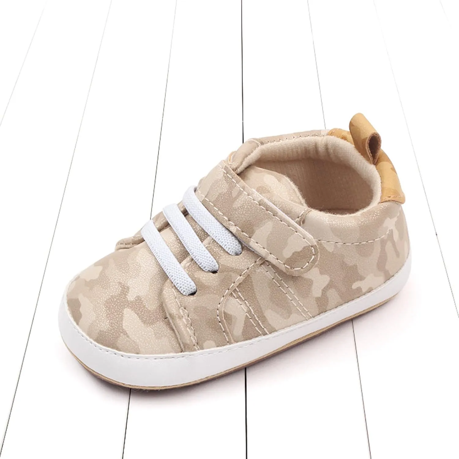Summer Children Infant Infant Shoes Boys and Girls Sports Flat Bottom Lightweight Camouflage Print Size 4 Slip on Shoes