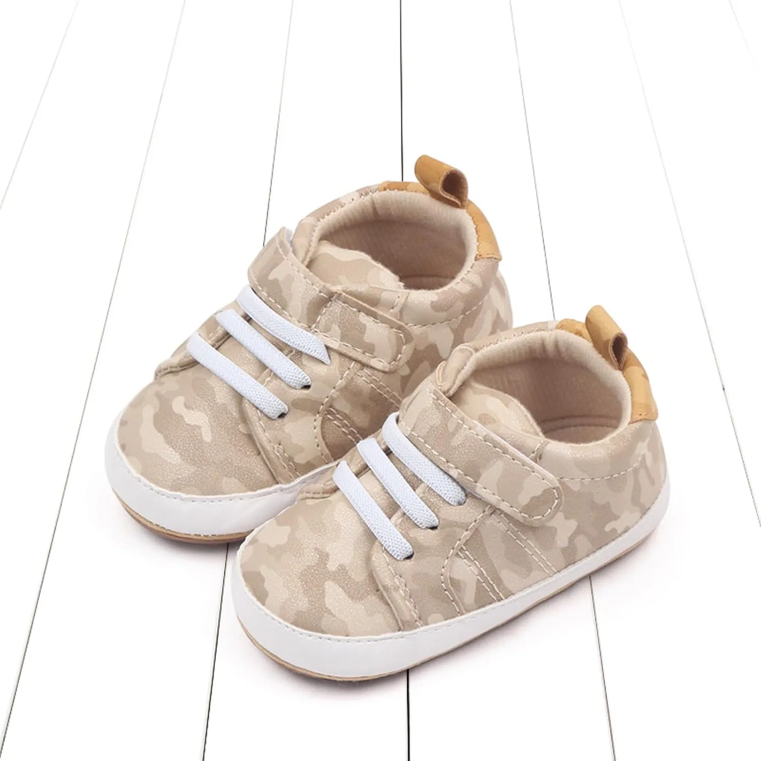 Summer Children Infant Infant Shoes Boys and Girls Sports Flat Bottom Lightweight Camouflage Print Size 4 Slip on Shoes