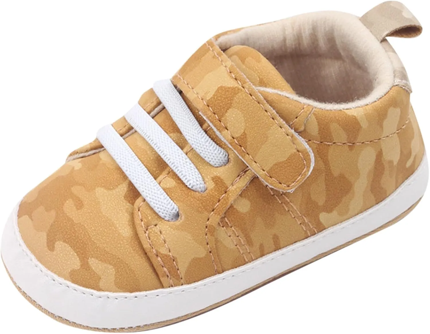 Summer Children Infant Infant Shoes Boys and Girls Sports Flat Bottom Lightweight Camouflage Print Size 4 Slip on Shoes