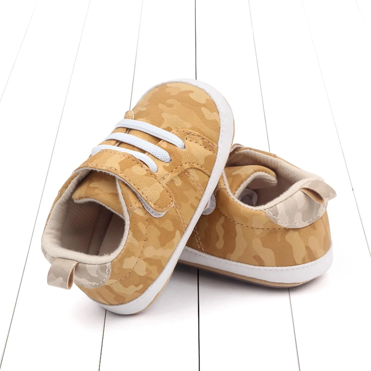 Summer Children Infant Infant Shoes Boys and Girls Sports Flat Bottom Lightweight Camouflage Print Size 4 Slip on Shoes