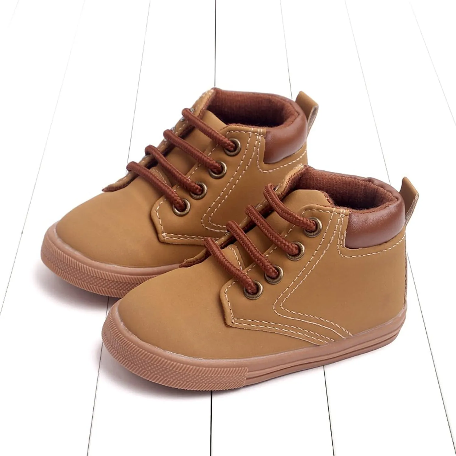 Summer Children Infant Toddler Shoes Boys and Girls Sports Shoes Flat Bottom Non Slip Round Toe High Top Solid Color Hook Loop Infant Water Socks