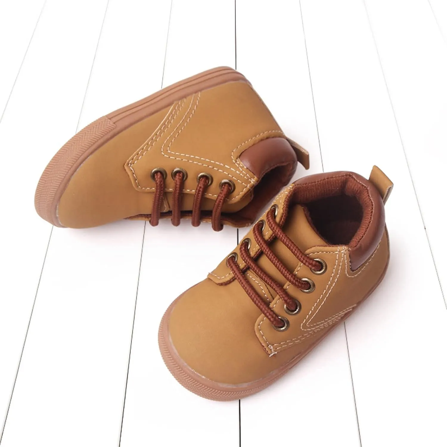 Summer Children Infant Toddler Shoes Boys and Girls Sports Shoes Flat Bottom Non Slip Round Toe High Top Solid Color Hook Loop Infant Water Socks