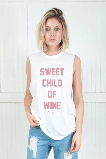 Sweet Child Of Wine Muscle Tee