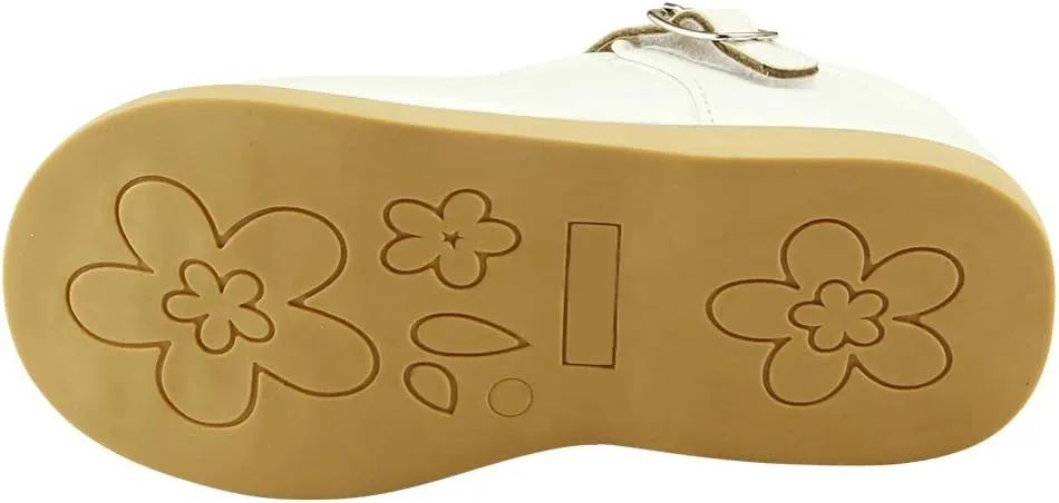 The Doll Maker Girl's Mary Jane Flat for Toddler/Little Kid School Dress Shoes