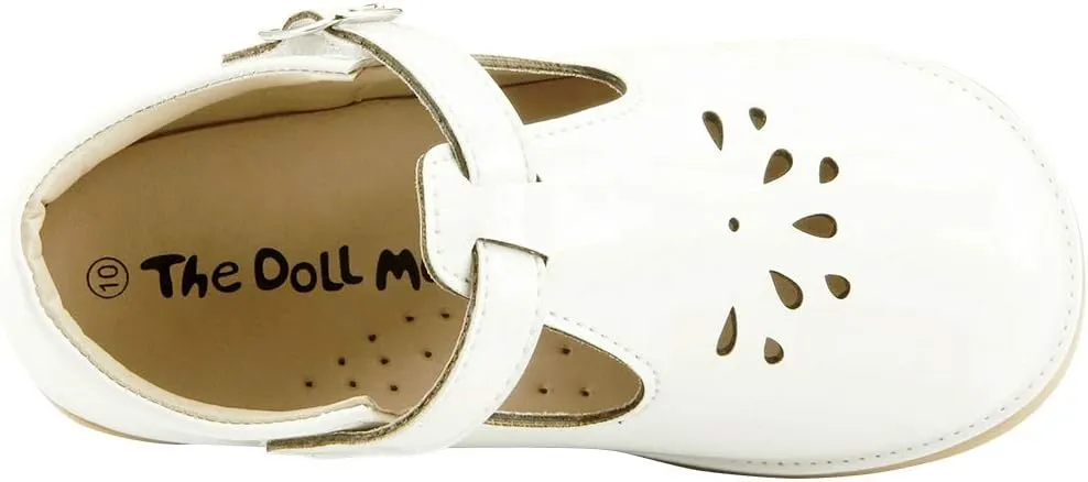 The Doll Maker Girl's Mary Jane Flat for Toddler/Little Kid School Dress Shoes