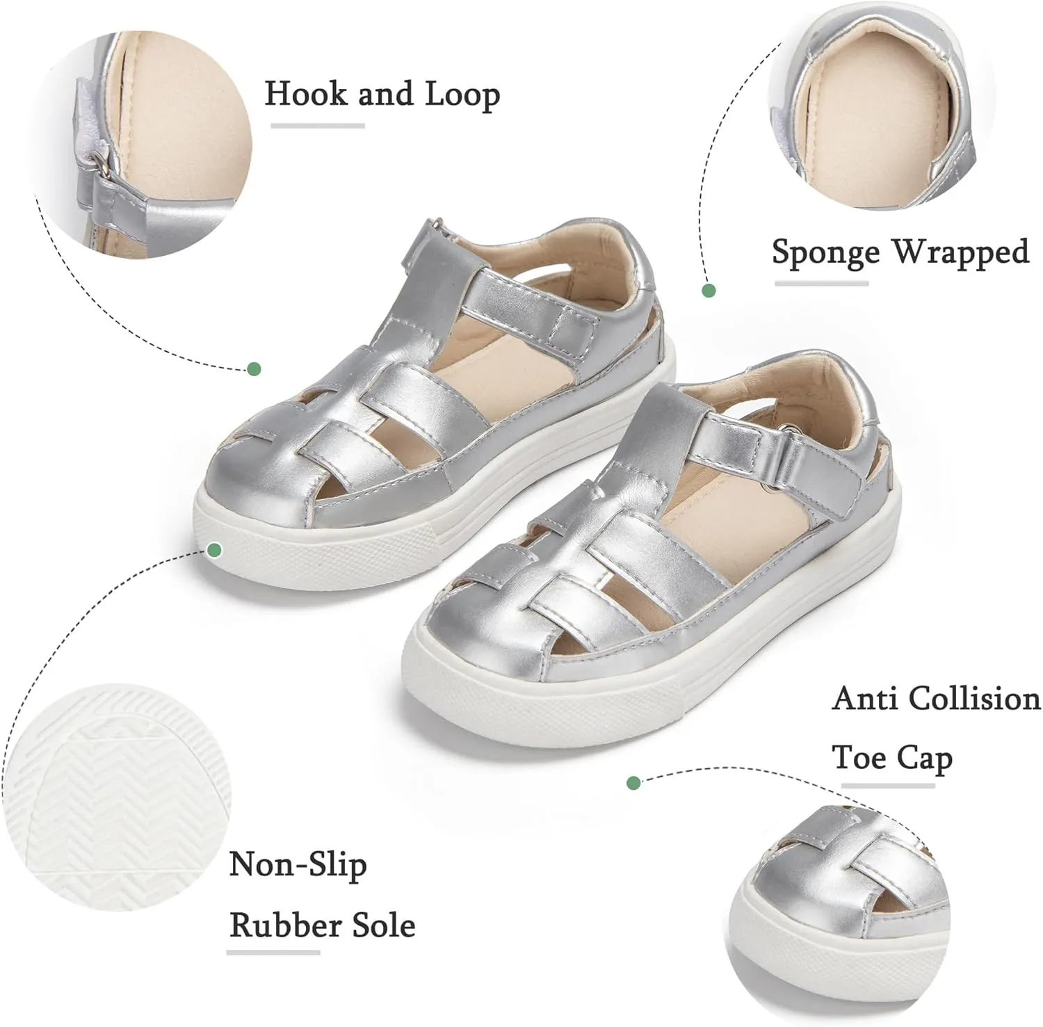 THEE BRON Girls' Casual Sneakers Lightweight Athletic Shoes for Running Play Ages 3-12