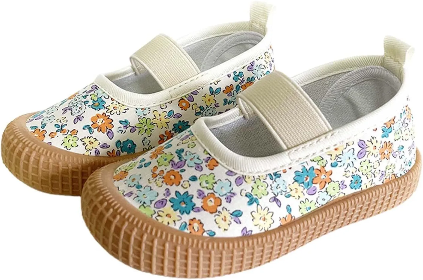 Toddler Baby Boy Girl Shoes Flat Shoes Bao Head One Foot Off Girl Canvas Shoes Baby Soft Sole Casual Shoes Girl Buts