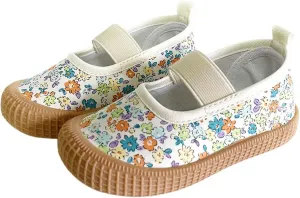 Toddler Baby Boy Girl Shoes Flat Shoes Bao Head One Foot Off Girl Canvas Shoes Baby Soft Sole Casual Shoes Girl Buts