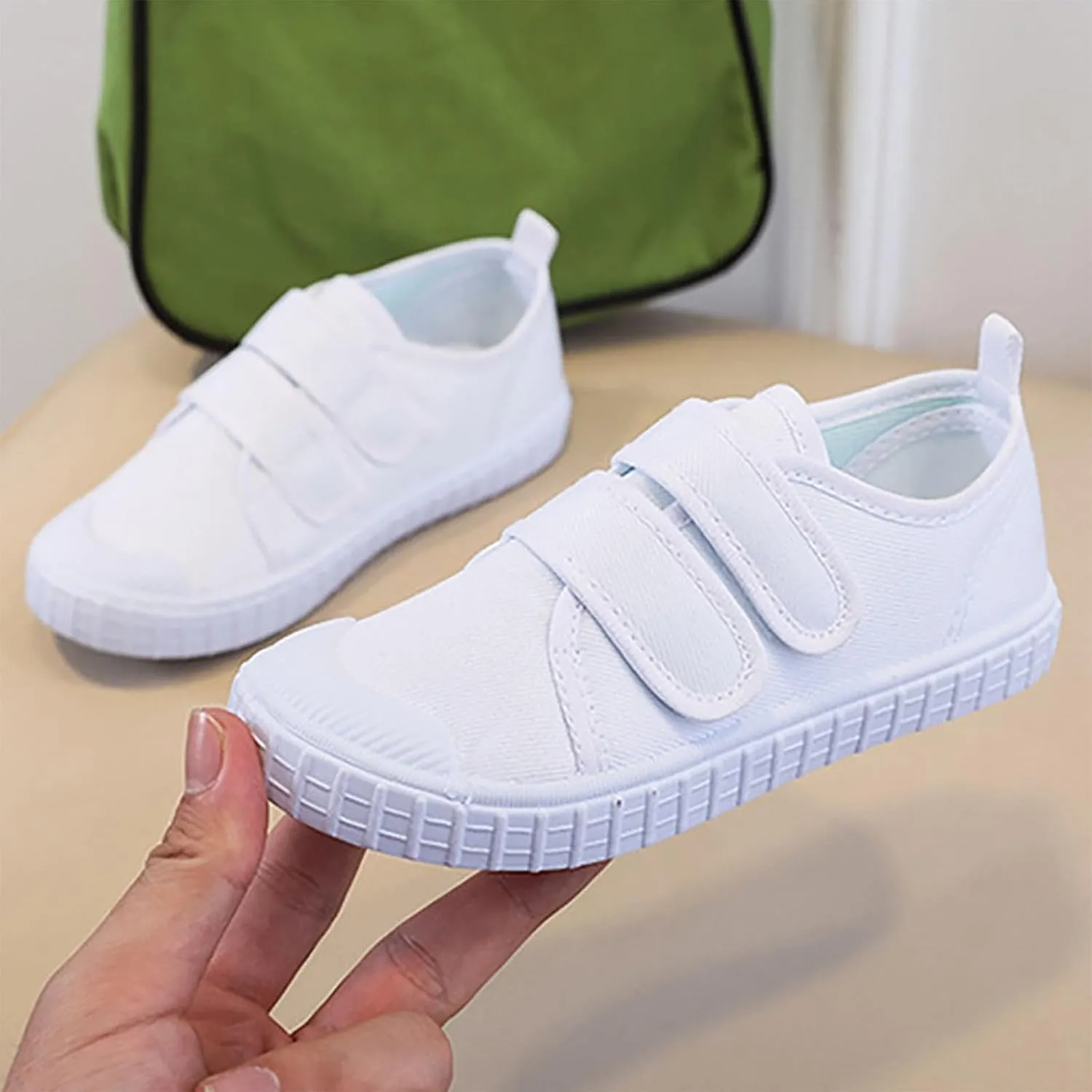 Toddler Baby Boy Girl Shoes Flat Shoes One Foot Off Girl Canvas Shoes Baby Soft Sole Children Tennis Shoes Flat