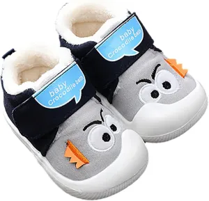 Toddler Baby Boy Girl Sneakers Fall and Winter Soft Sole Non Slip Padded Cotton Shoes Lightweight Boys Flexible Shoes