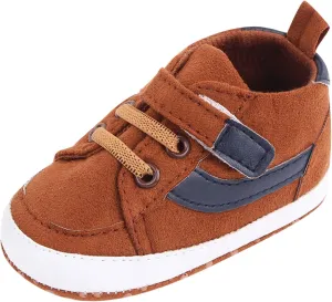Toddler Baby Boys Girls High Tops Ankle Sneakers Soft Anti-Slip Sole occasins Infant Newborn Prewalker Shoes