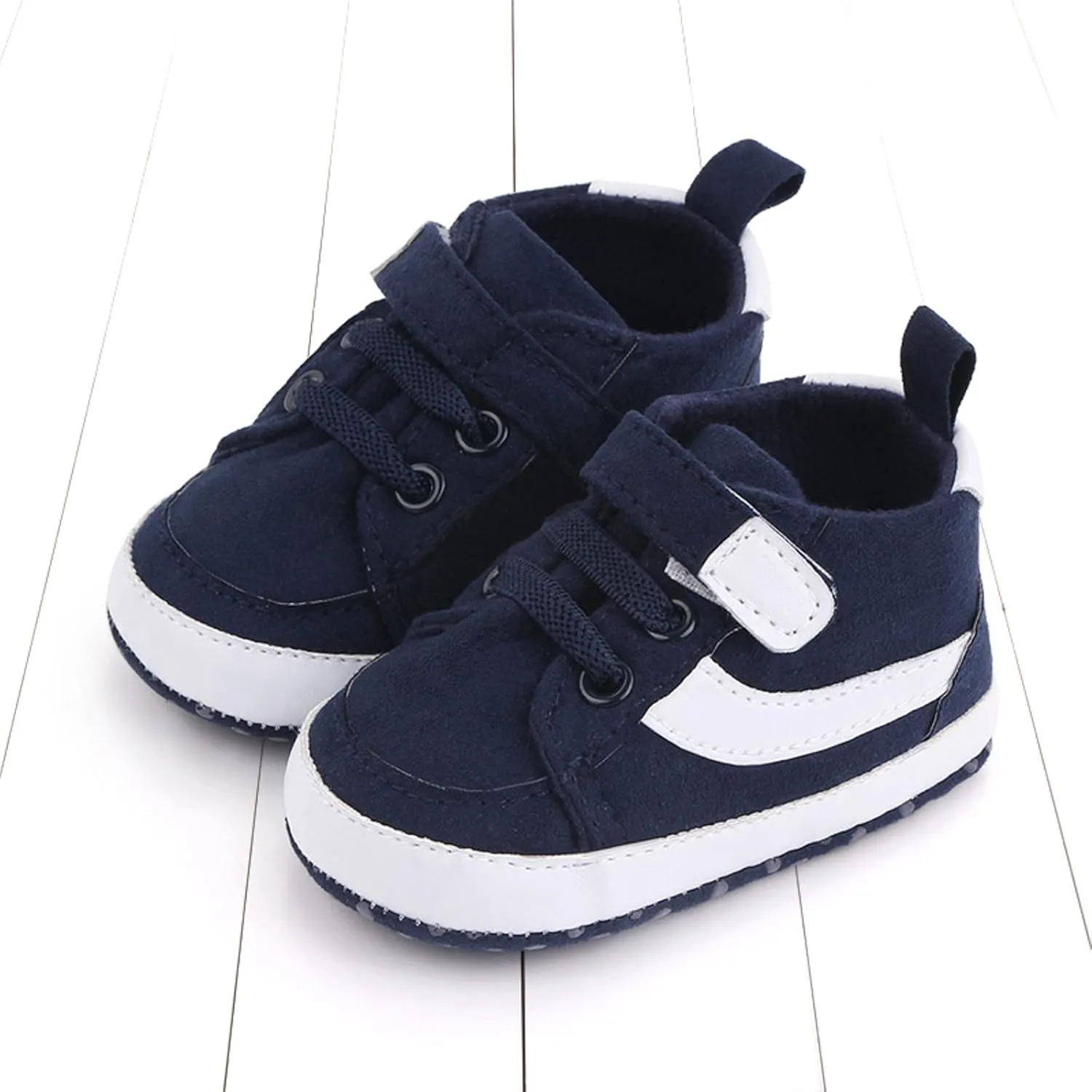Toddler Baby Boys Girls High Tops Ankle Sneakers Soft Anti-Slip Sole occasins Infant Newborn Prewalker Shoes