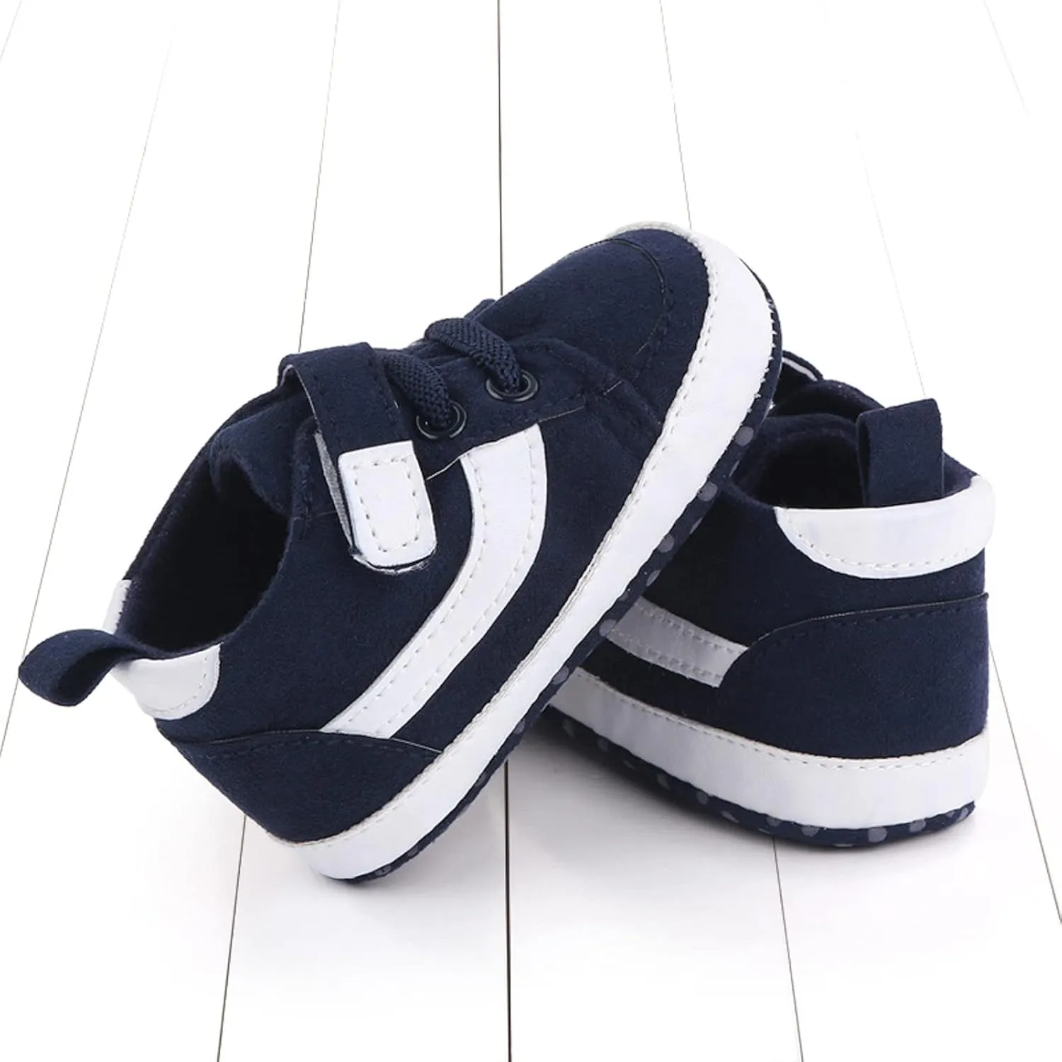 Toddler Baby Boys Girls High Tops Ankle Sneakers Soft Anti-Slip Sole occasins Infant Newborn Prewalker Shoes