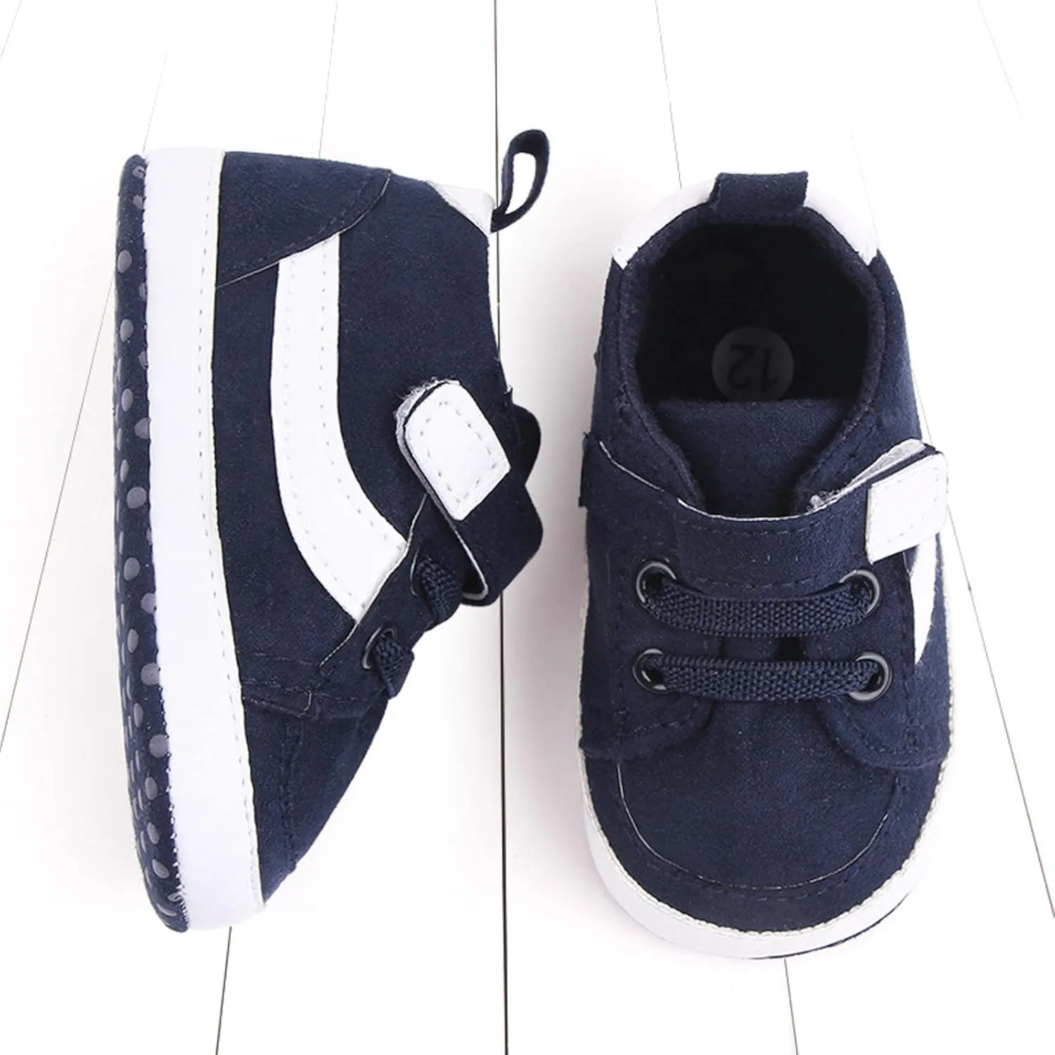 Toddler Baby Boys Girls High Tops Ankle Sneakers Soft Anti-Slip Sole occasins Infant Newborn Prewalker Shoes