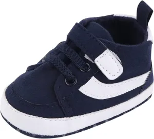 Toddler Baby Boys Girls High Tops Ankle Sneakers Soft Anti-Slip Sole occasins Infant Newborn Prewalker Shoes