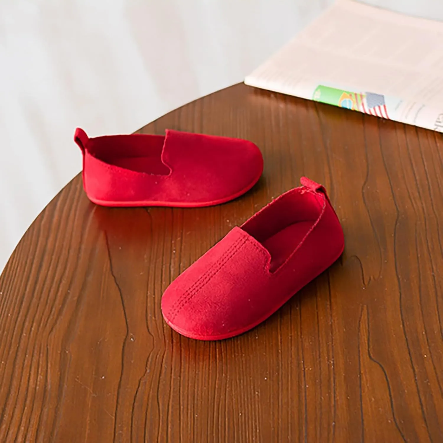 Toddler Baby Girls Shoes Fashion Girls Autumn Casual Shoes Solid Color Simple Flat Lightweight Shoes Children for