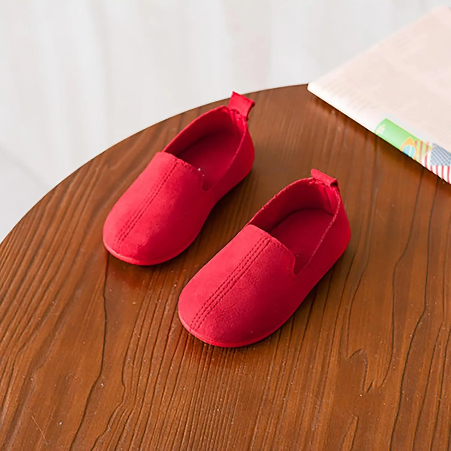 Toddler Baby Girls Shoes Fashion Girls Autumn Casual Shoes Solid Color Simple Flat Lightweight Shoes Children for