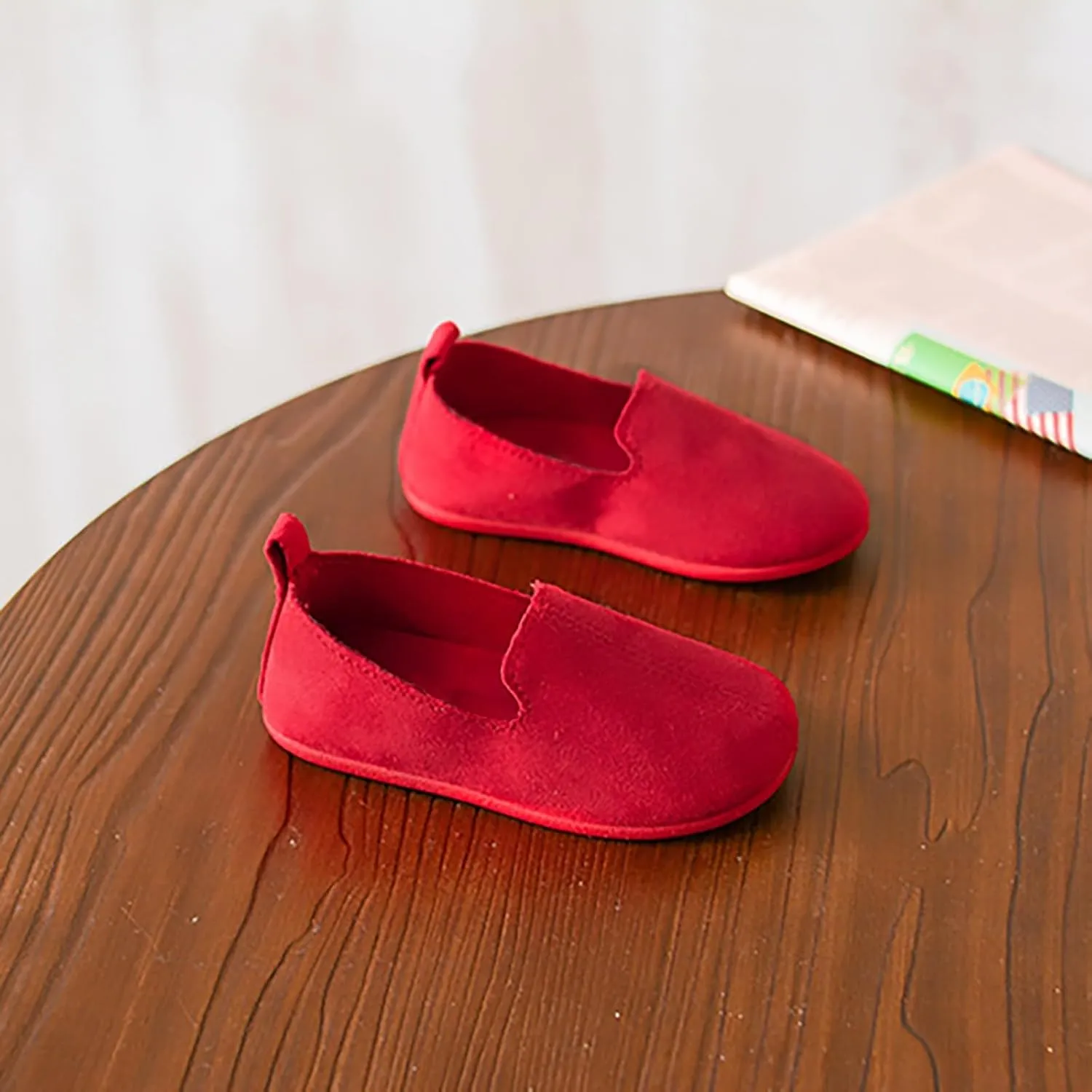 Toddler Baby Girls Shoes Fashion Girls Autumn Casual Shoes Solid Color Simple Flat Lightweight Shoes Children for