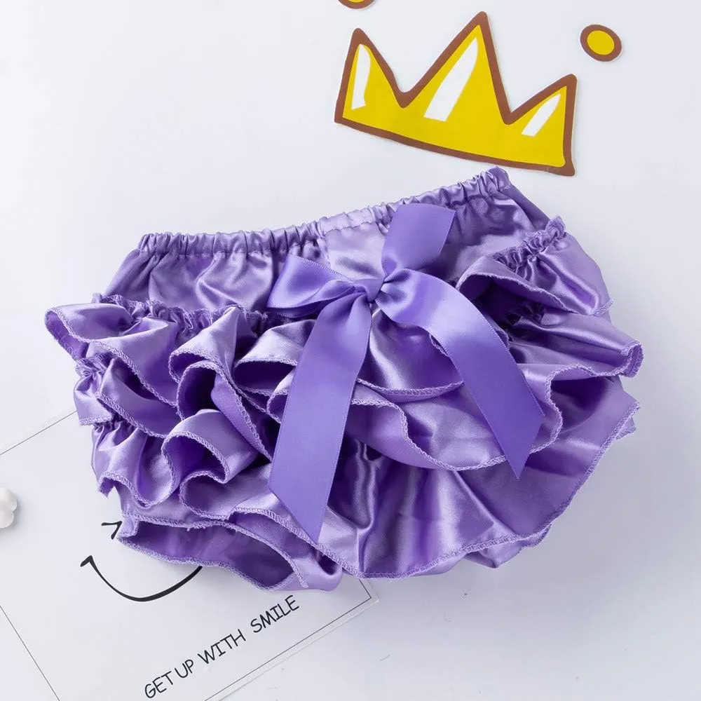 Toddler Baby Infant Girl Bowknot Ruffle Nappy Underwear Panty Baby Shoes