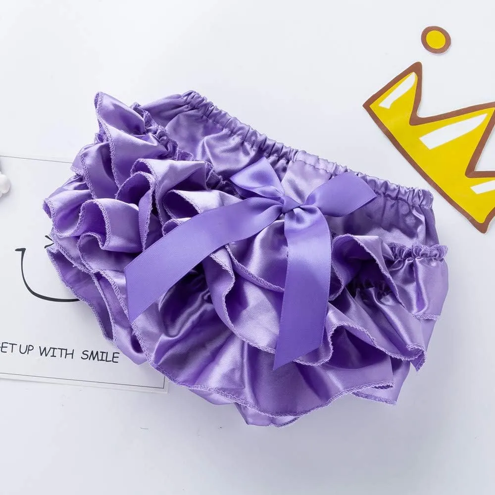 Toddler Baby Infant Girl Bowknot Ruffle Nappy Underwear Panty Baby Shoes