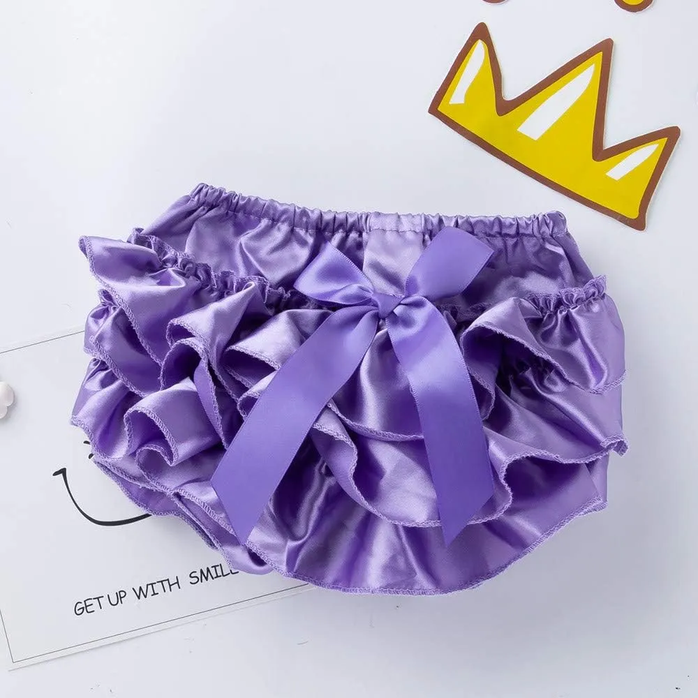 Toddler Baby Infant Girl Bowknot Ruffle Nappy Underwear Panty Baby Shoes