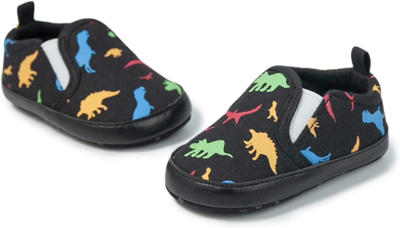 Toddler Baby Shoes Girl Boy Toddler Shoes Printed Dinosaur and Infants Kids Baby Shoes 6-24 Months