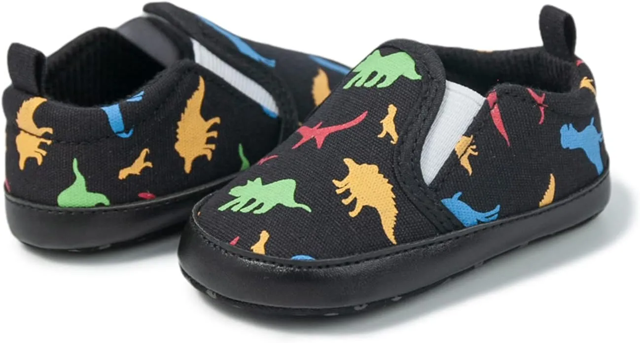 Toddler Baby Shoes Girl Boy Toddler Shoes Printed Dinosaur and Infants Kids Baby Shoes 6-24 Months