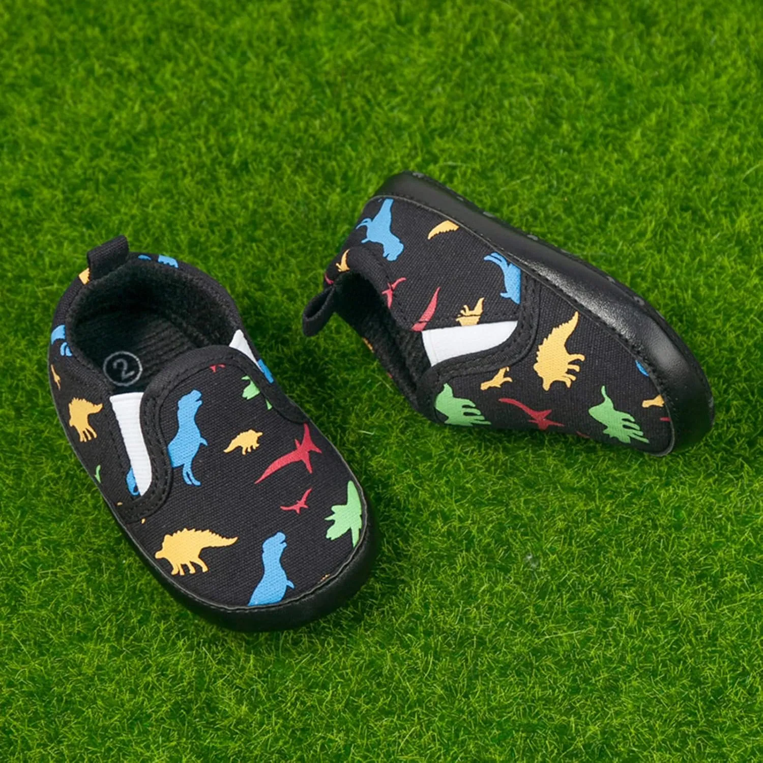 Toddler Baby Shoes Girl Boy Toddler Shoes Printed Dinosaur and Infants Kids Baby Shoes 6-24 Months