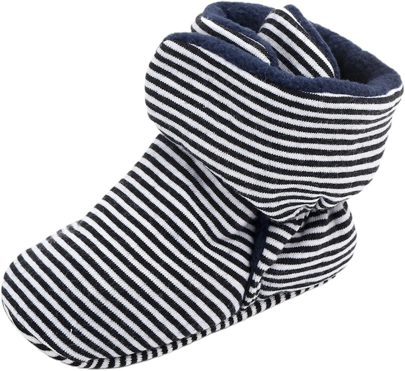 Toddler Baby Shoes Socks Solid Color Patchwork Knitted Plush Baby Socks Shoes for 0 to 12Months Toddler Girl Sandals