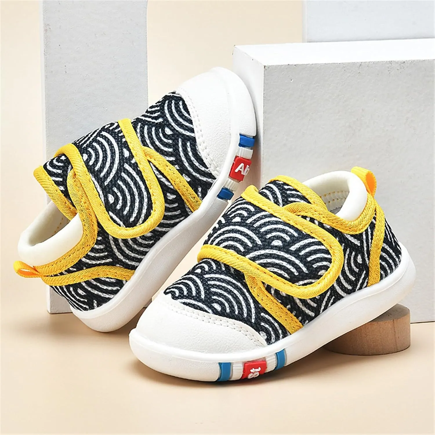 Toddler Boy Girl Shoes Sea Pattern Spring and Autumn Soft Bottom Non Slip Comfortable Design Sneakers Toddler Kid